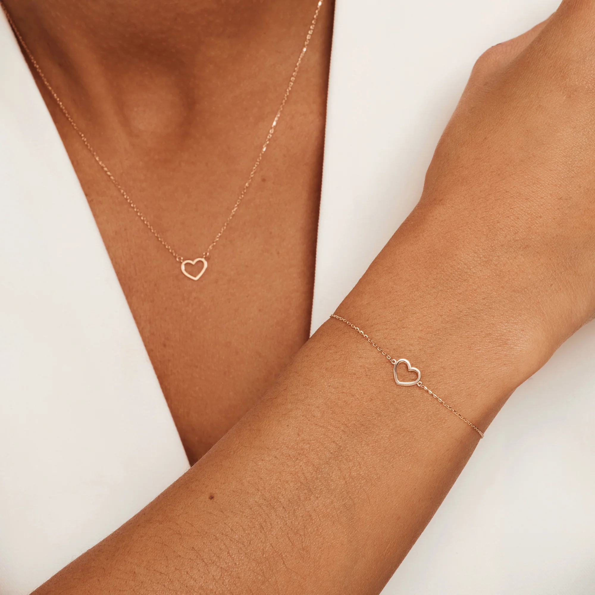 La Concorde Amore 14 karat rose gold bracelet with heart - Image 5