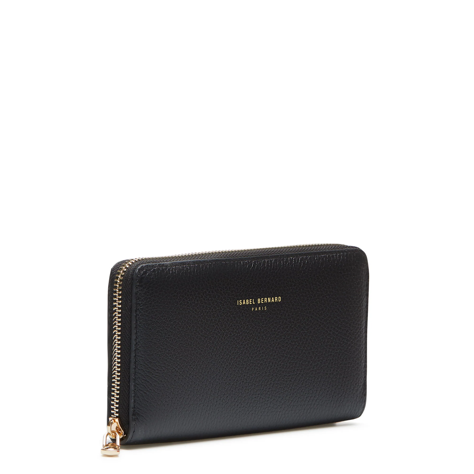 Honoré Léa black calfskin leather zipper wallet - Image 4