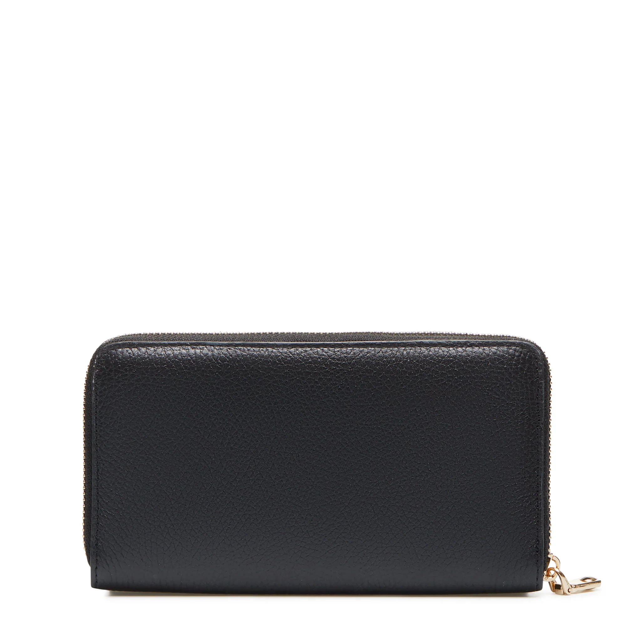 Honoré Léa black calfskin leather zipper wallet - Image 5